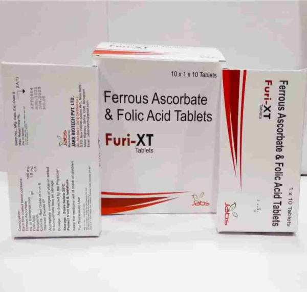 FURI-XT - FERROUS ASCORBATE & FOLIC ACID TABLET