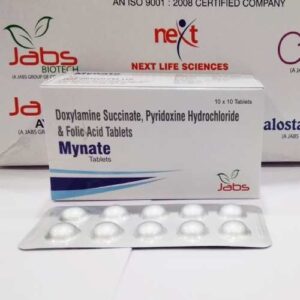 MYNATE-doxylamine succinate, pyridoxine hydrochloride & folic acid tablets