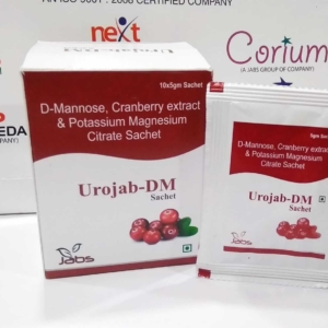 UROJAB DM - D-MANNOSE+ CRANBERRY EXTRACT+ POTASSIUM MAGNESIUM CITRATE SACHET