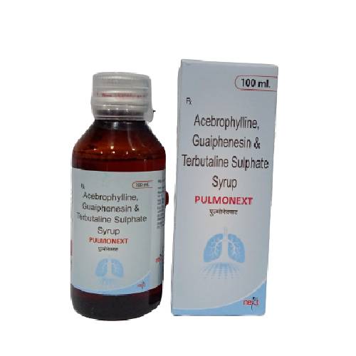 Acebrophylline, Guaifenesin and Terbutaline Sulphate Syrup