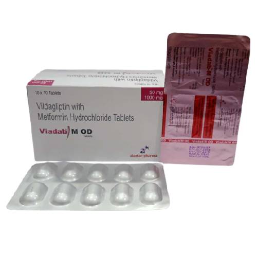 Vildagliptin and Metformin Hydrochloride Tablets